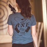 Limited Edition Hand-stenciled Axe What You Can Do For Your Country Tee